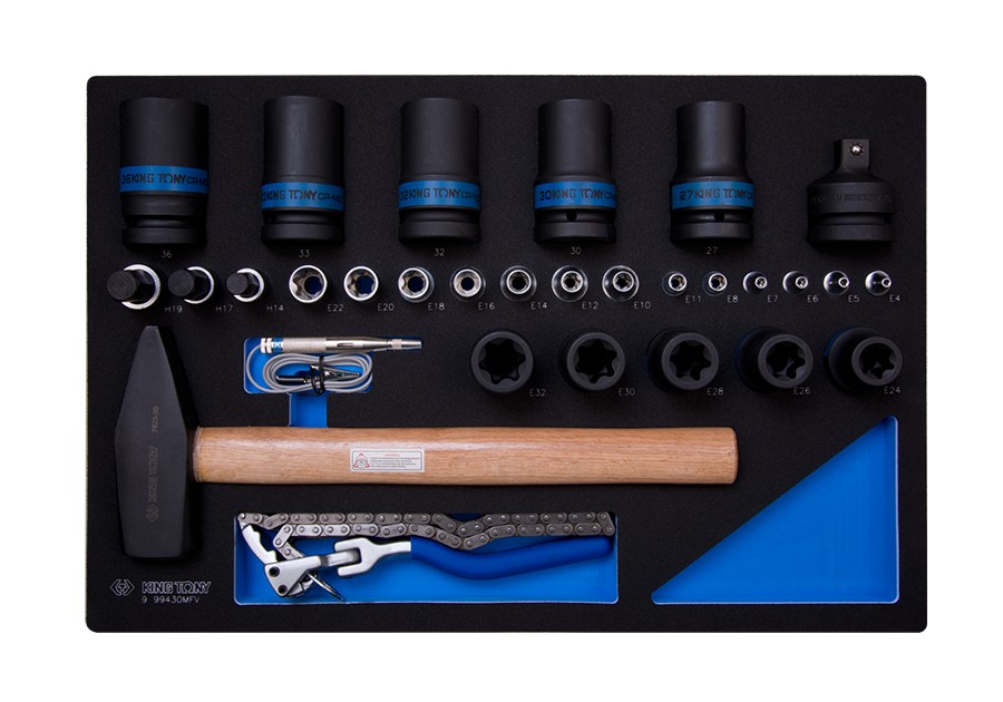 Набор инструмента комбинированный 30 предметов  (EVA ложемент)