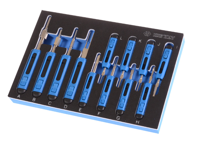 Набор для демонтажа клемм электропроводки в ложементе