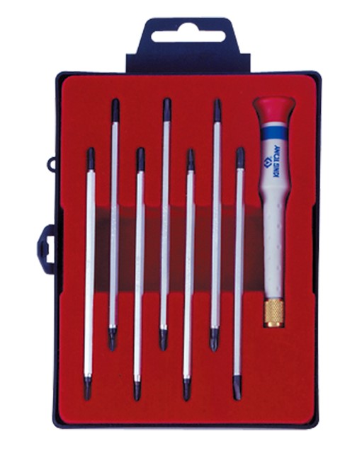 Отвёртки прецизионные (часовые) набор L=120mm 9пр.